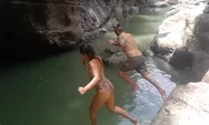 Pesona Air Terjun Cunca Wulang di Mata Irene dan Unai, Pasangan Kekasih Asal Eropa yang Nginap Semalam di Rumah Warga Desa Cunca Wulang