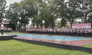 Jelang Pemilu 2024, Polres Mabar Gelar Apel Pergeseran Personil Pengamanan TPS