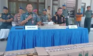 Lanal Labuan Bajo Berhasil Gagalkan Peredaran Rokok Ilegal 127 Boks