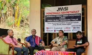 Bertemu Insan Pers di Sekber JMSI NTT, Melki Laka Lena Berharap Pers Tetap Kritis