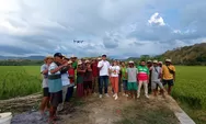 Kadin Mabar dengan Petrosida Gresik Perkenalkan Sky Drone Grow untuk Siram Pupuk