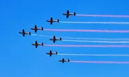 Meriah! Pesawat Tempur dan Helikopter TNI-Polri Semarakkan HUT ke-81 RI di Langit Istana