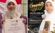 Hafizah Cilik Asal Malang Indonesia Bersinar di Dubai, Aisyah Ar Rumy Raih Posisi Kedua Dunia