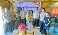 Peduli Penyandang Disabilitas, Polres Manggarai Timur Salurkan Bantuan Bapak Kapolda NTT kepada Goreti Elista