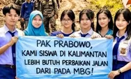 Tak Butuh MBG, Pelajar di Pelosok Borneo Minta Presiden Prabowo Perbaiki Jalan 