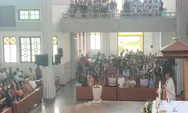 Uskup Siprianus Hormat Pimpin Misa Ketiga Minggu Paskah di Katedral Ruteng, Bupati Manggarai Turut Hadir