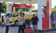 Kapolsek Lembor Pimpin Patroli di SPBU Pasca Kenaikan Pertamina Dex