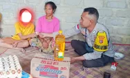 Wujud "NTT Penuh Kasih", Kapolres Manggarai Timur Salurkan Bantuan Untuk Tasia Anak Yatim Piatu di Elar