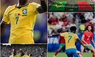 Tahan Gempuran Selecao: Laga Pembuka Grup C Berakhir Imbang, Vinicius Junior Batalkan Keunggulan Saibari