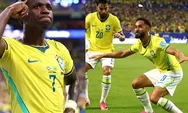 Pulangkan Skotlandia, Vinicius Jr Borong Dua Gol dan Antar Tim Samba Juara Grup C