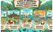 Anti-Bosan! 5 Kota di Indonesia Ini Punya Wisata dari Sejarah hingga Kuliner