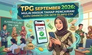 TPG September 2026 Mulai Masuk Tahap Pencairan, Guru Diminta Cek SKTP di Info GTK