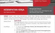 Lowongan Kerja Wings Group September 2026, Buka Posisi Staff HR GA untuk Fresh Graduate