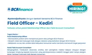Anak Fresh Graduate, Sini Dulu! BCA Finance Kediri Buka Lowongan Kerja