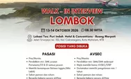 Buruan Daftar! Lion Group Gelar Walk-In Interview di Mataram, Kuota Hanya 100 Pelamar