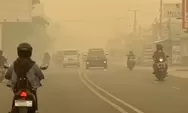 Bikin Geger! Kabut Asap Makin Pekat di Palangka Raya, Warga Sebut Jarak Pandang Cuma 50-100 Meter