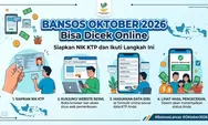 Bansos Oktober 2026 Bisa Dicek Online, Siapkan NIK KTP dan Ikuti Langkah Ini