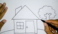 Cara Menggambar Rumah untuk Anak SD, Ikuti Contoh Sketsa Mudah Ini 