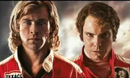 Sinopsis Film Rush yang Tayang Malam Ini di Bioskop Trans TV, Hadirkan Ketegangan Rivalitas Dunia Balap F1!