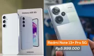 Dibanderol dengan Harga 6 Jutaan, Ini Perbandingan Spesifikasi HP Samsung Galaxy A55 5G vs Redmi Note 13 Pro Plus 5G