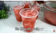 Gak perlu modal mahal, resep minuman buka puasa es kopyor jelly dijamin bikin keluarga suka 
