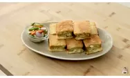 Sangat praktis resep camilan buka puasa roti tawar martabak telur ala youtuber Devina Hermawan