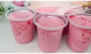 Resep mudah dan menyegarkan minuman berbuka puasa es lumen jelly pink cuma modal 10k