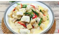 Resep mudah tempe tahu kuah santan ala channel youtube Sajian Bunda lezat dan murah meriah