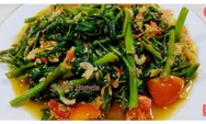 Resep tumis kangkung dengan udang rebon yang lezat, sahur anda semakin nikmat bikin nambah nasi