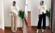 7 Inspirasi OOTD Bukber dengan Celana Kulot, Tetap Nyaman Meski Selamanan Kumpul Bareng Teman-teman