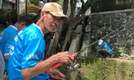 Tarik Antusiasme Warga, Calon Wali Kota Bogor Dokter Rayendra Adakan Mancing Bareng dan Bersih Kali Ciparigi 