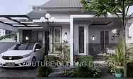 Desain Rumah Dengan Lahan 8 M × 10 M Ini Lengkap dan Cantik Banget