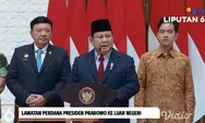 Prabowo Kunjungan Perdana ke China