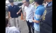 Viral dimedia sosial seorang pria berbaju putih menyuruh salah satu murid SMAK Surabaya menggonggong
