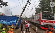 Tabrakan Mobil Box dan KRL di Bojong Gede Ganggu Jalur Citayam-Bojong Gede