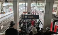 Jalur KRL Dialihkan Imbas Massa Padati Kawasan DPR
