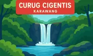 Ramainya Curug Cigentis Tempat Wisata di Karawang setelah Viral di Media Sosial