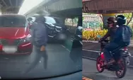 Viral! Aksi Jambret Rampas HP dari Mobil di Lampu Merah Kelapa Gading Terekam CCTV