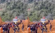 Puluhan Warga Aceh Bersatu Tarik Mobil PLN di Jalan Licin Demi Listrik Kembali Menyala