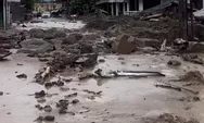 Banjir Susulan Terjang Agam Sumbar, Lumpur Tebal dan Batu Penuhi Jalan Permukiman