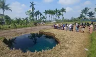 Fenomena Sinkhole di Sumbar Jadi Sorotan, Air Jernih dari Lubang Ambles Picu Rasa Penasaran Warga
