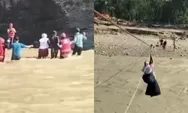 Akses Darat Terputus, Perjuangan Nakes Aceh Tengah Menyusuri Sungai Deras Demi Layani Warga