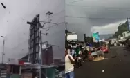 Pasar di Karanganyar Diterjang Angin Puting Beliung, Dagangan Pedagang Beterbangan