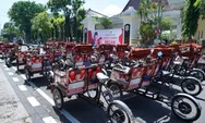 Penarik Becak di Lamongan Lega Gunakan Becak Listrik : Lebih Ringan dan Hemat Tenaga