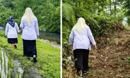 Lewati Medan Ekstrem, Kisah Guru Padang Pariaman Kunjungi Murid Bikin Haru Warganet