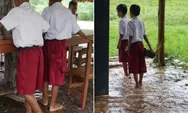 Sekolah Kerap Terendam, Kisah Siswa SDN Leomanu Kupang Tetap Belajar Meski Kelas Digenangi Air Hujan
