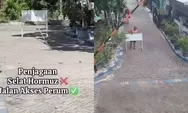 Viral Pria di Perumahan Sidoarjo Blokir Jalan Umum, Ngaku Akses ke Rumah Pribadi