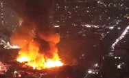 Ratusan Orang Kehilangan Tempat Tinggal Dalam Kebakaran di Kemayoran Jakarta Pusat