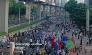 Car Free Day Pertama di Jalan HR Rasuna Said Jakarta Berlangsung Meriah, Wisatawan Mancanegara  Datang