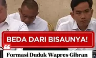 Netizen Menyoroti Formasi Duduk Wapres Gibran yang Tidak Lagi di Samping Presden Prabowo Subianto